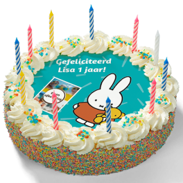 Kinderslagroomtaart "Nijntje"