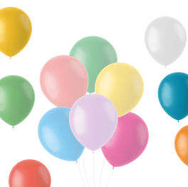 Ballonnen Pastel Mix 12 st.