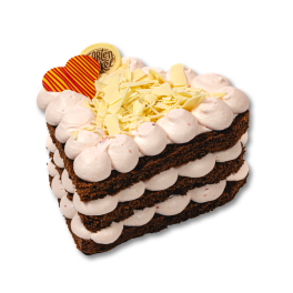 Chocolade hart ''Valentijn''